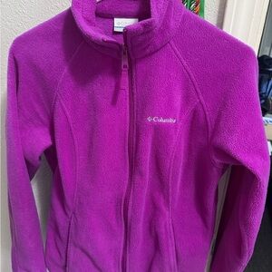 Columbia Vibrant Purple Fleece Jacket